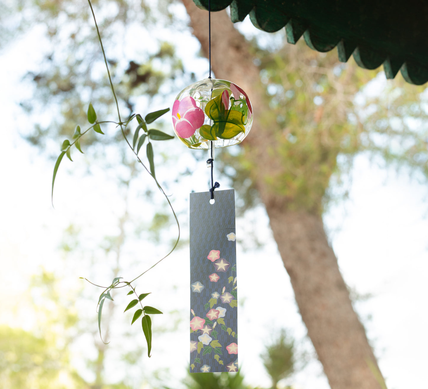 Furin Crystal Bell Asagao, 7cm    