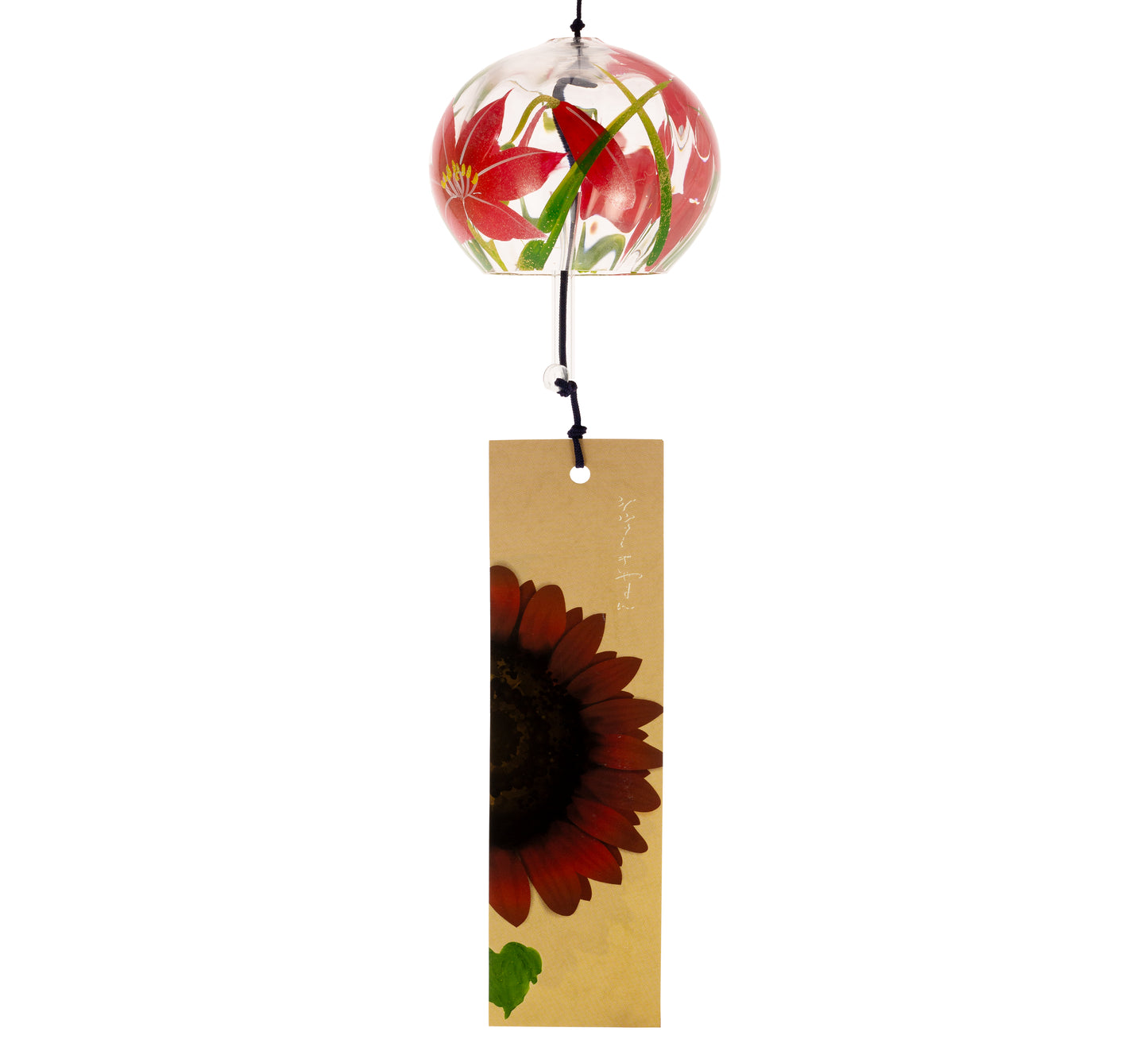 Campana di cristallo Furin Yuri, 7 cm 