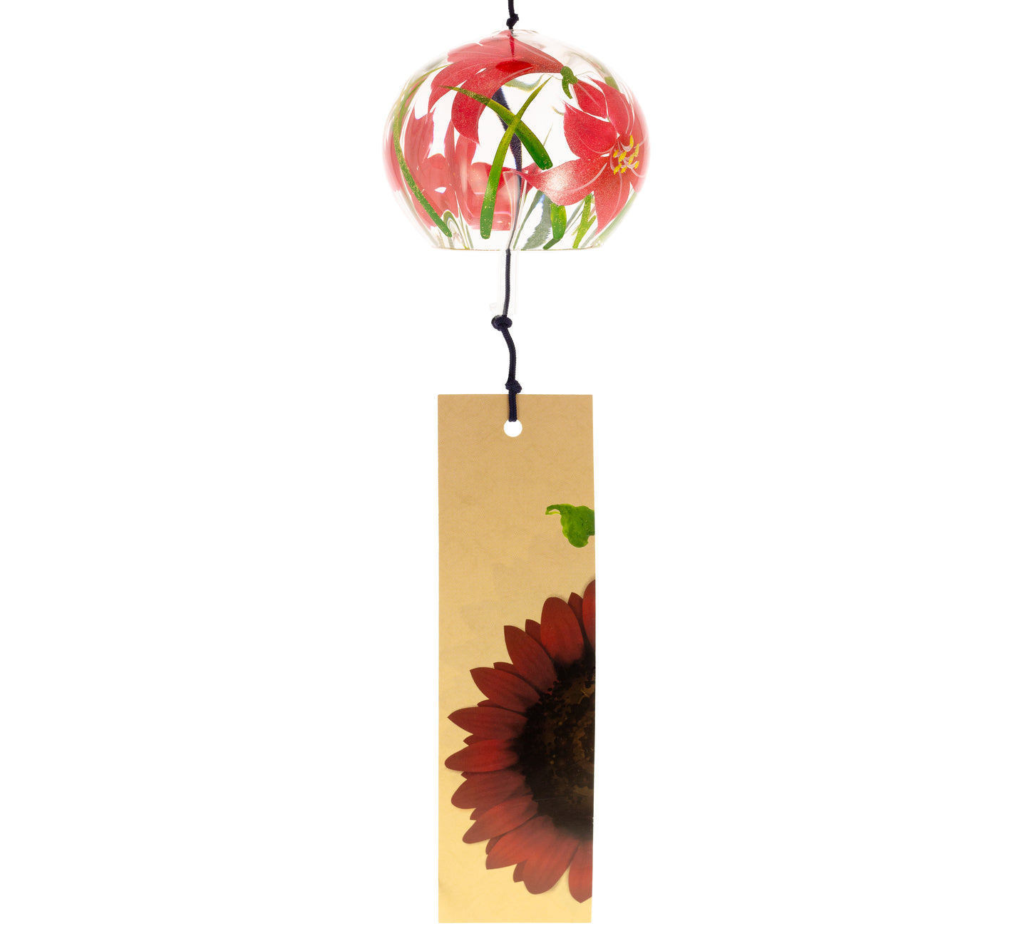 Campana di cristallo Furin Yuri, 7 cm 