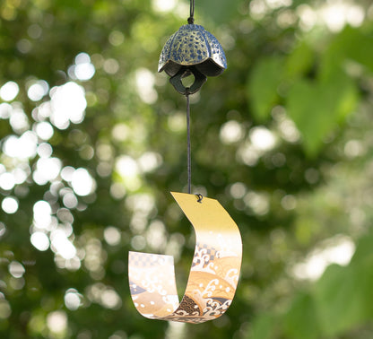 Campana Feng Shui Furin Hana Índigo