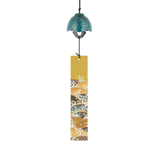 Campana Feng Shui Furin Hana Turquesa