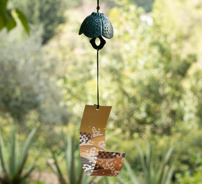 Campana Feng Shui Furin Hana Turquesa