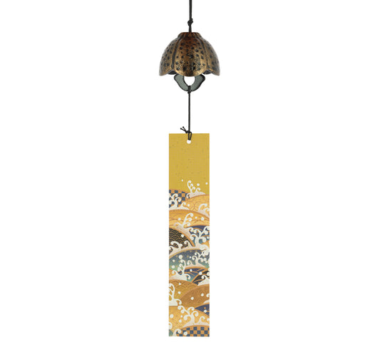 Campana Feng Shui Furin Hana Bronce