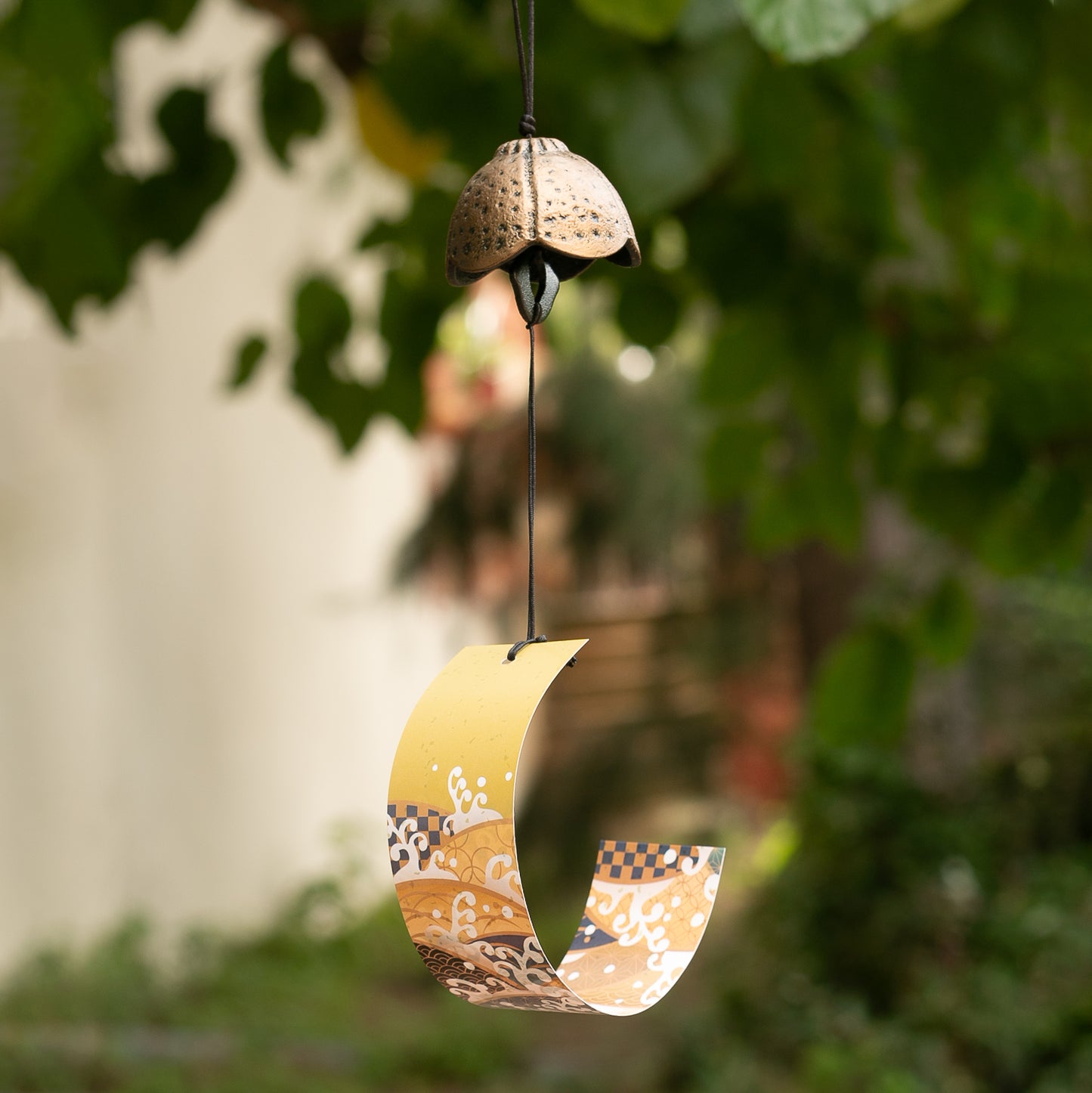 Campana Feng Shui Furin Hana Bronce