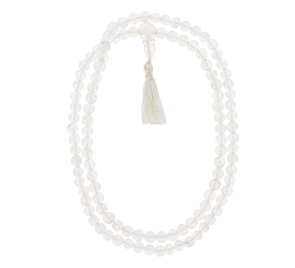 Rock Crystal Mala