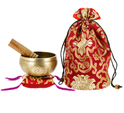 Cuenco Tibetano con Grabados - 11 cm