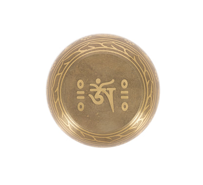 Ciotola tibetana Buda - Oro, 12 cm