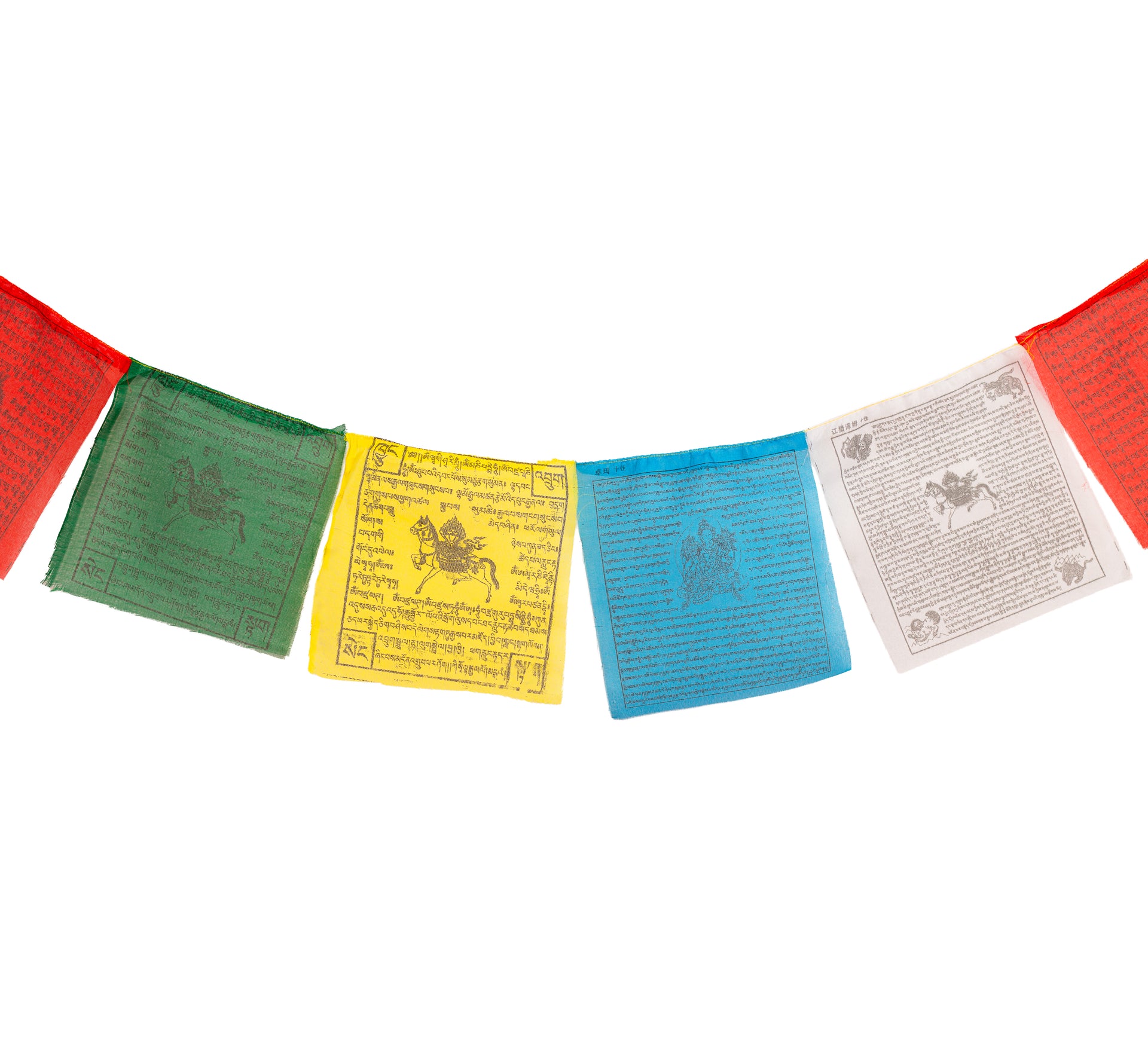 Tibetan Prayer Flags - Divinities 20 x 22 cm – Tierra Zen