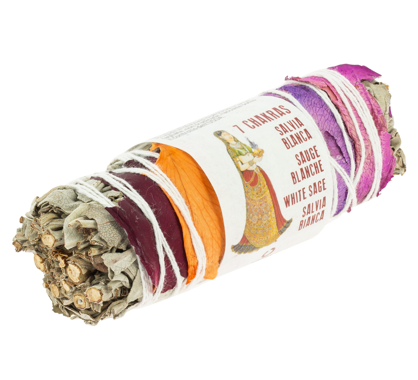 7-Chakra California White Sage Smudging Bundle