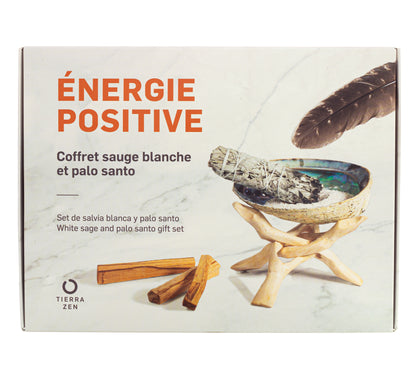 Set Energía Positiva - Salvia Blanca & Palo Santo.