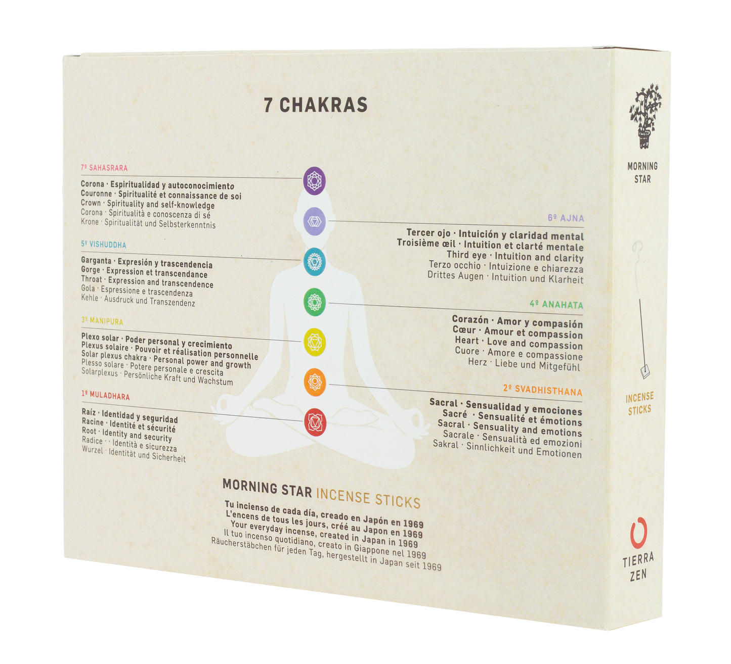 Set Incienso Morning Star 7 Chakras