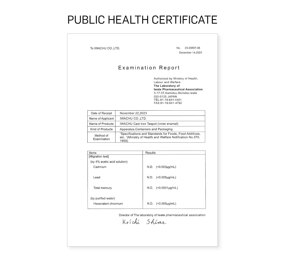 Nami Iwachu Teekanne - Gold Weiß, 650 ml