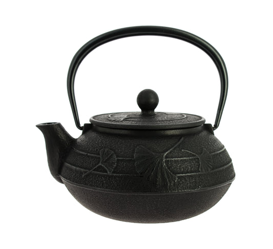 Ginkgo Iwachu Teapot - Black, 650 ml
