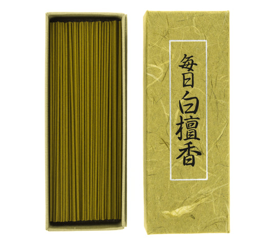 Mainichi Byakudan Incense - Sandalwood, 150 Sticks