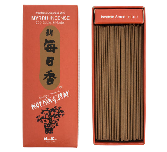 Morning Star Incense - Myrrh, 200 Sticks