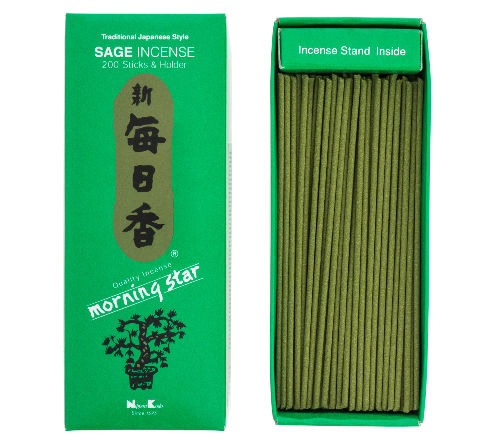 Incienso Morning Star Salvia 200 barritas – Tierra Zen