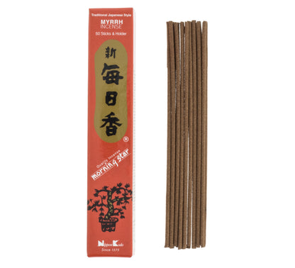 Incienso Morning Star Mirra 50 barritas
