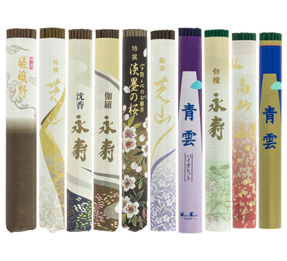 Koh Roll Incense Pack - 10 Fragrances