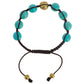 Bracelet Shambala Om Magnésite Turquoise