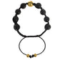 Om Shambala Bracelet - Black Onyx