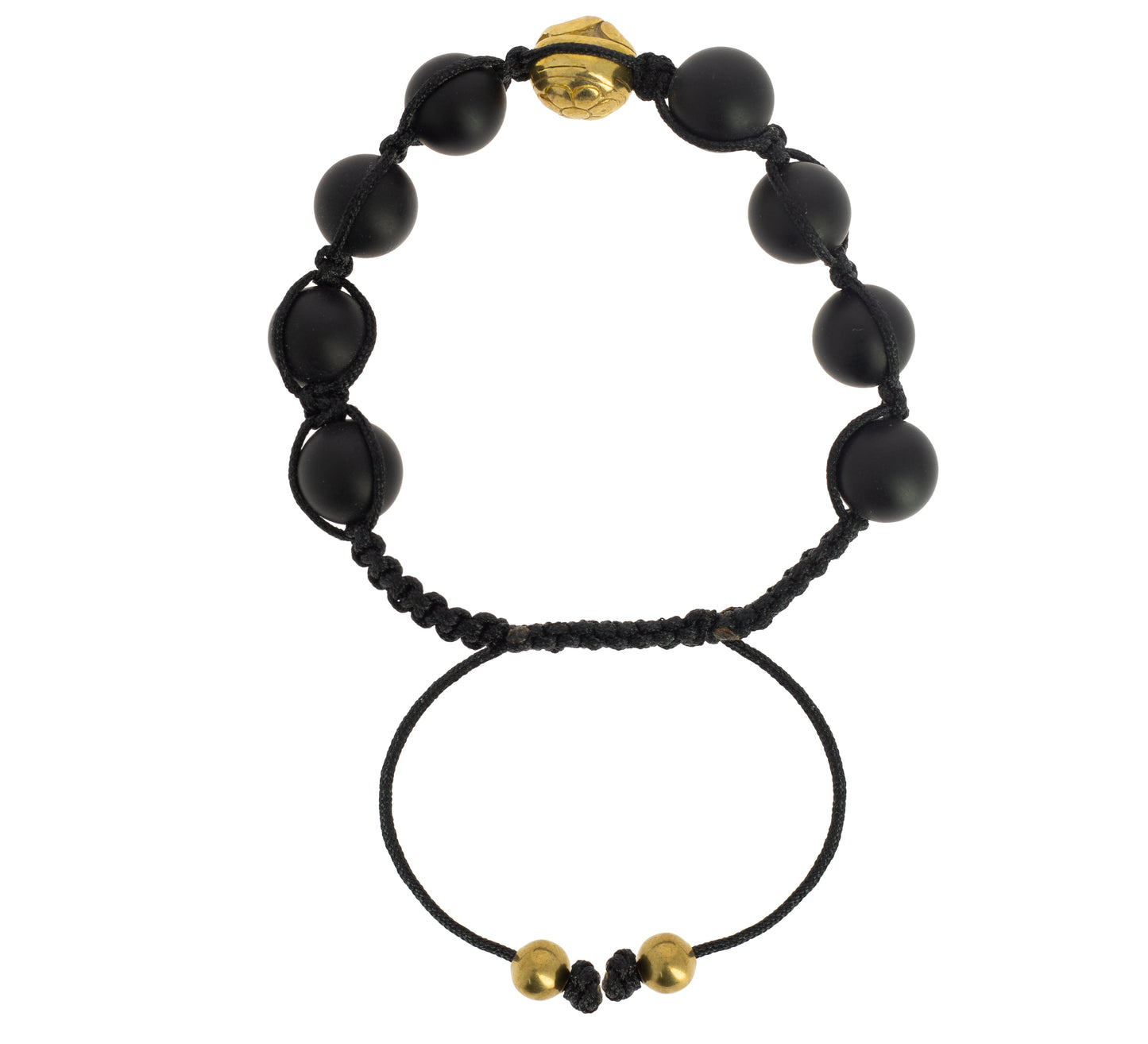 Pulsera Shambala Om Ónice Negro