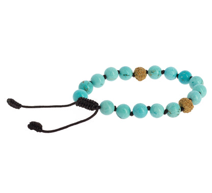 Tibetan Turquoise Wrist Mala