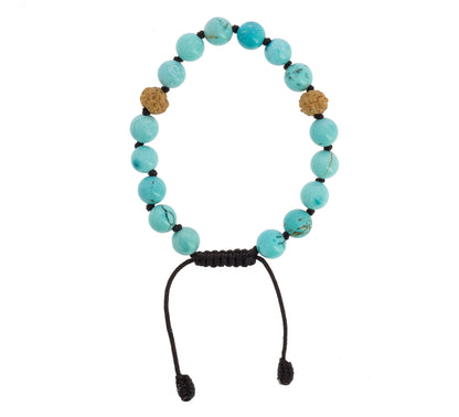 Tibetan Turquoise Wrist Mala