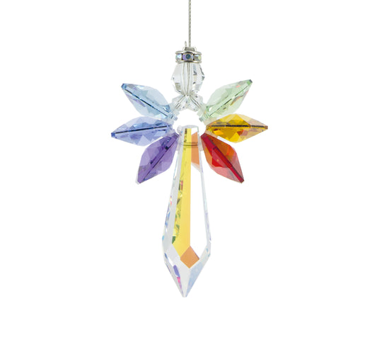 Guardian Angel Crystal Suncatcher - 7 Chakras