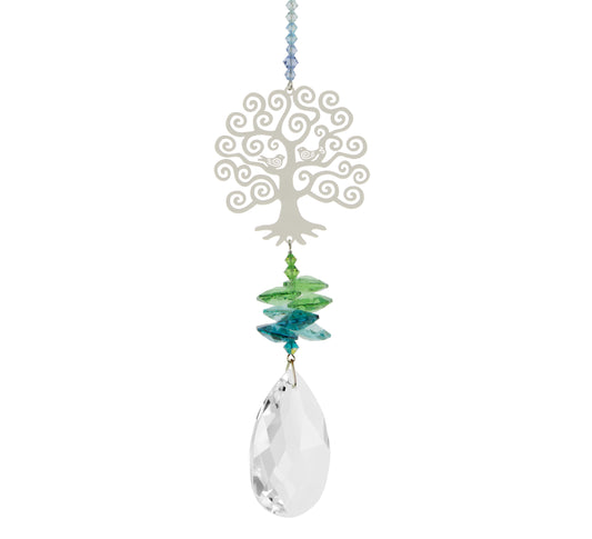 Crystal Fantasy Suncatcher - Tree of Life, Large