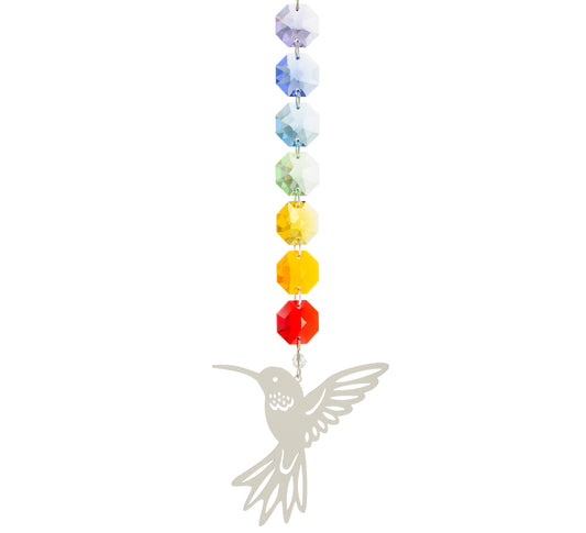 Crystal Radiance Suncatcher - Hummingbird