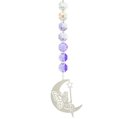 Crystal Radiance Suncatcher - Fairy Moon