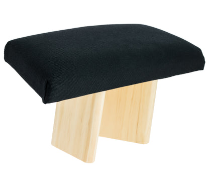 Upholstered Meditation Bench - Black