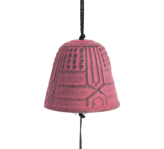 Iwachu Furin Feng Shui Bell - Pink 4,5 cm