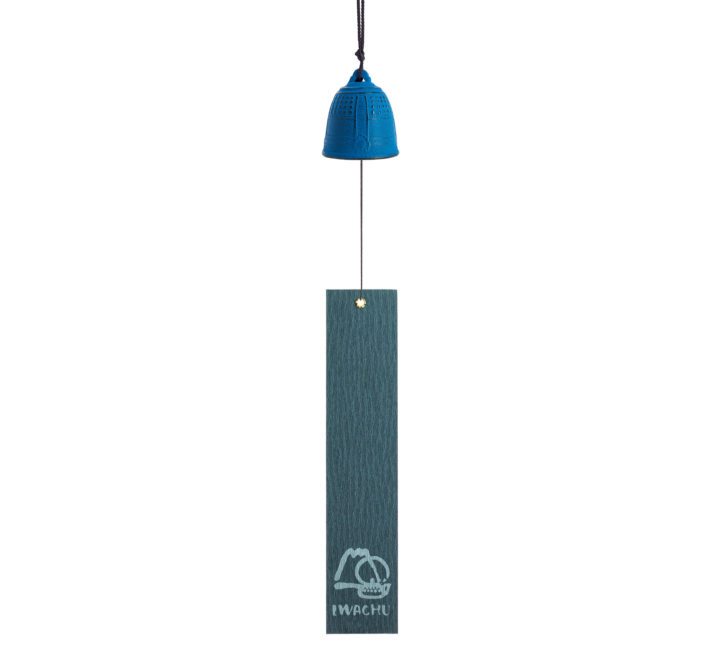 Iwachu Furin Feng Shui Bell - Blue 5,5 cm