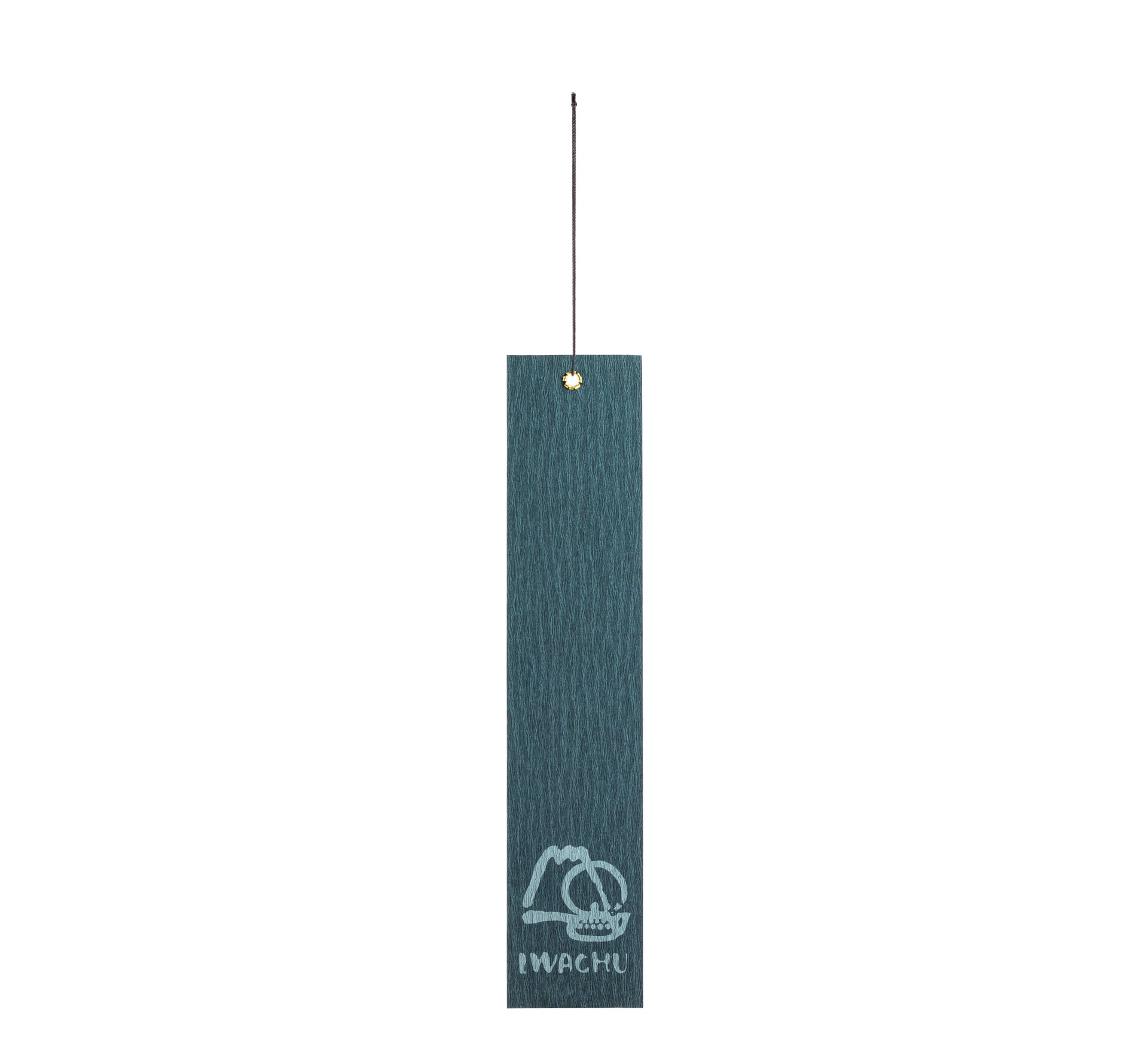 Iwachu Campana Feng Shui In Ferro Battuto Viola - MM27025GRP, Lunghezza 47 Cm