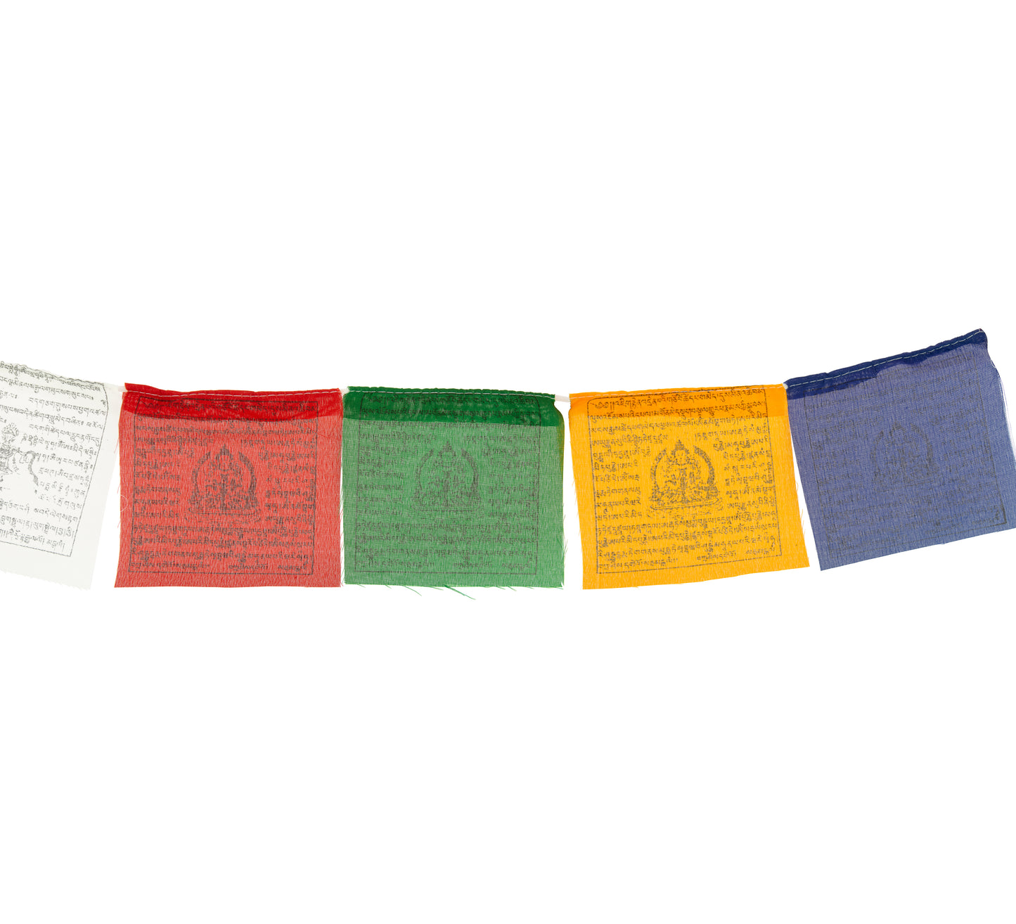 Tibetan Prayer Flags - Deities 9 x 9 cm