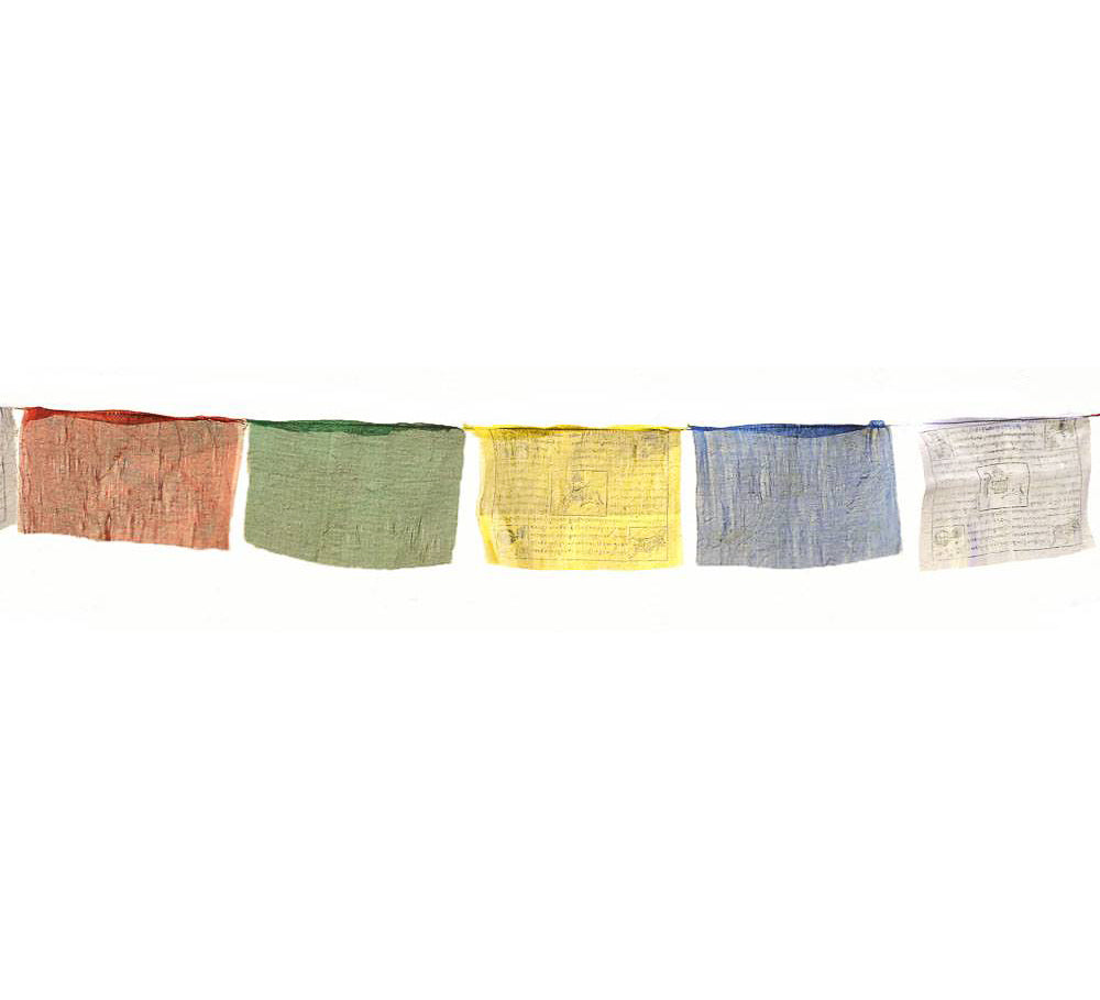 Tibetan Prayer Flags - Deities 14 x 17 cm